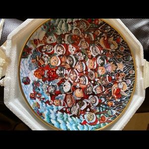 Franklin mint Plate never used.